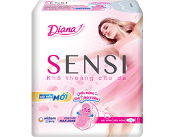 Diana - Băng Vệ Sinh Sensi Siêu Mỏng Cánh 8 Miếng