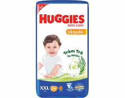 Huggies Tã Quần Skin Care Super XXL54 Cho Bé 15-25kg 56 Miếng