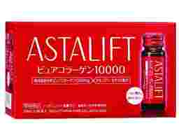 Hộp 10 Chai Nước Uống Bổ Sung 10,000mg Collagen Tinh Khiết Dạng Nước Drink Pure Collagen 10,000mg x 30ml Astalift