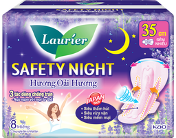 Laurier - Băng Vệ Sinh Safety Hương Oải Hương 35cm