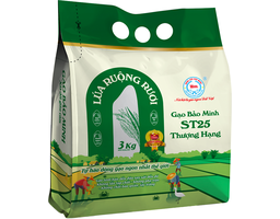 Gạo ST25 Ruộng Rươi 3kg Bảo Minh