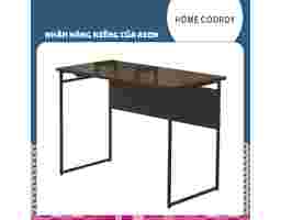 Bàn Làm Việc Rubber 100x50x73cm Màu Nâu Đậm HÓME CÓORDY