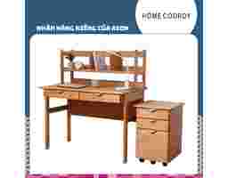Bàn Làm Việc Gỗ Alder AW24 105x60x73cm Màu Gỗ Tự Nhiên HÓME CÓORDY
