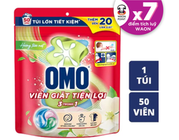 Viên Giặt 3in1 Hương Tươi Mát OMO