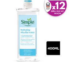 Nước Tẩy Trang WaterBoost Sạch Sâu Và Cấp Ẩm Simple