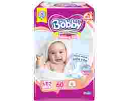 Bobby Tã Giấy Newborn 2 Cho Trẻ Sơ Sinh-5kg