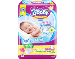 Bobby Tã Dán Sơ Sinh XS70 Cho Trẻ Sơ Sinh-5kg