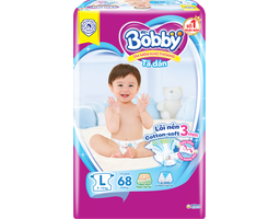 Bobby Tã Dán Siêu Mỏng Super L68 Cho Bé 9-13kg