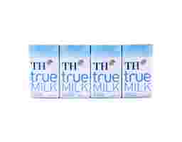 TH True Milk - Lốc 4 Hộp Sữa Tươi Tiệt Trùng Ít Đường
