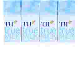 TH True Milk - Lốc 4 Hộp Sữa Tươi Tiệt Trùng Không Đường