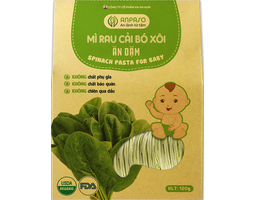 Anpaso - Mì Ăn Dặm Organic Vị Cải Bó Xôi