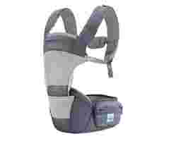 Comfybaby - Địu Ngồi Cao Cấp 2In1 Màu Ghi