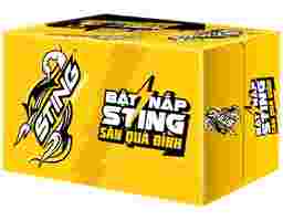 Thùng 24 Nước Tăng Lực Gold Lon 320/330ml Sting