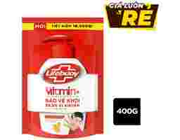 Nước Rửa Tay Bạc Bảo Vệ Diệt Khuẩn Vượt Trội Total 10 400g Lifebuoy
