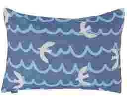 HÓME CÓORDY - Vỏ Gối Cotton In Hoạ Tiết Xanh Navy 43X63cm SS23