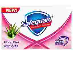 Safeguard - Xà Phòng Tắm Diệt Khuẩn Hồng Với Nha Đam Và Hương Hoa