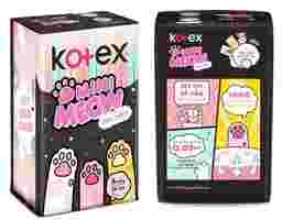 Kotex - Băng Vệ Sinh Mini Meow Siêu Mềm Siêu Mỏng Cánh 24cm