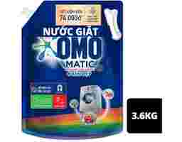 OMO - Nước Giặt Matic Cửa Trước Bền Màu Lựu Tre 3.6kg