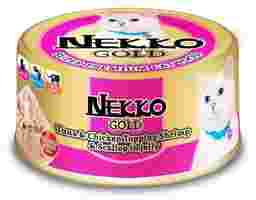Nekko - Thức Ăn Cho Mèo Vị Cá Ngừ, Thịt Gà Rắc Tôm & Sò Điệp Dạng Thạch