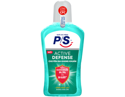 P/S - Nước Súc Miệng Active Defense Kháng Khuẩn 99,9%