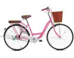 Thống Nhất - Xe Đạp Mini Thành Phố 24 Inch Y23 Màu Hồng
