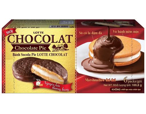 Bánh Socola Pie 170g Lotte Chocolatee