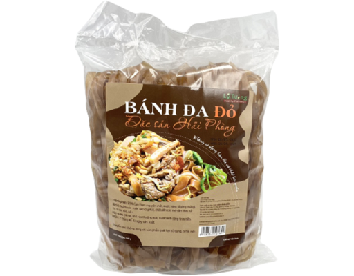 Bánh Đa Đỏ Hải Phòng 500g Thực Phẩm Lý Tưởng