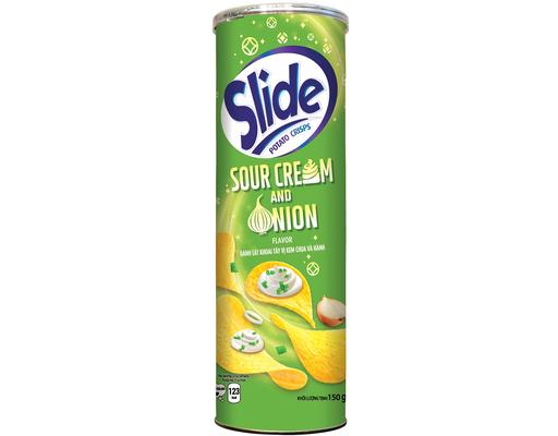 Snack Khoai Tây Chiên Vị Kem Chua Và Hành 150g Slide