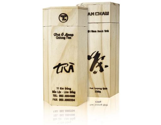 Trà Oolong Hộp Gỗ 200g Tâm Châu