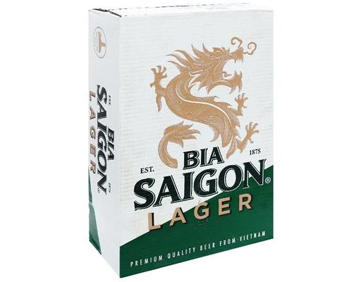 Thùng 24 Lon Bia Sài Gòn Lager 330ml - 02562384 Sài Gòn