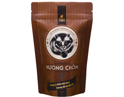 Cà Phê Hạt Rang Weasel Bean Hương Chồn 250g Honee Coffee