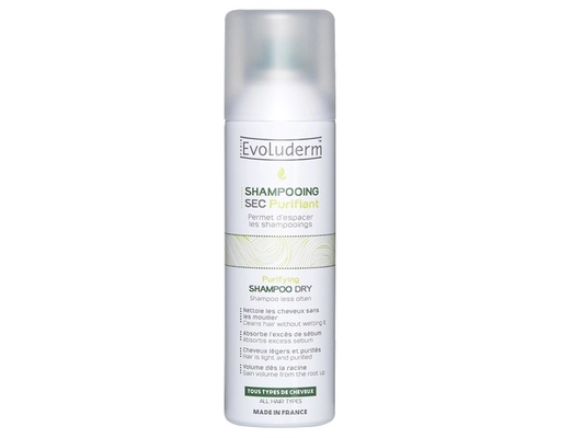 Dầu Gội Khô Purifying Dry Shampoo 200ml Evoluderm