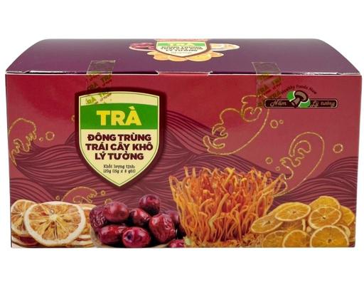Trà Đông Trùng Trái Cây 120g Thực Phẩm Lý Tưởng