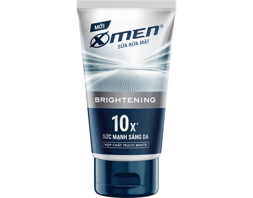 Sữa Rửa Mặt Cho Nam Hỗ Trợ Sáng Da Brightening 100g X-Men