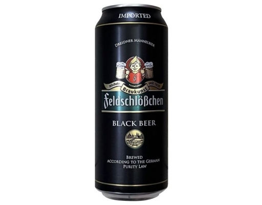 Bia Feldschlobchen Black 5% Lon 500ml Feldschlobchen