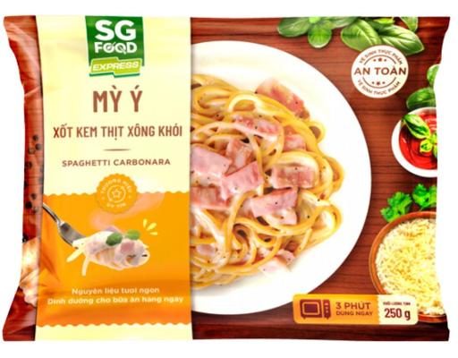 Mỳ Ý Xốt Kem Thịt Xông Khói 250g Sài Gòn Food