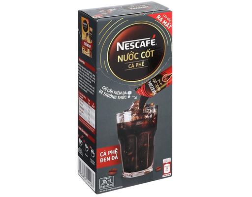 Nước Cốt Cà Phê Đen Đá - 5 Gói x 75ml Nescafé