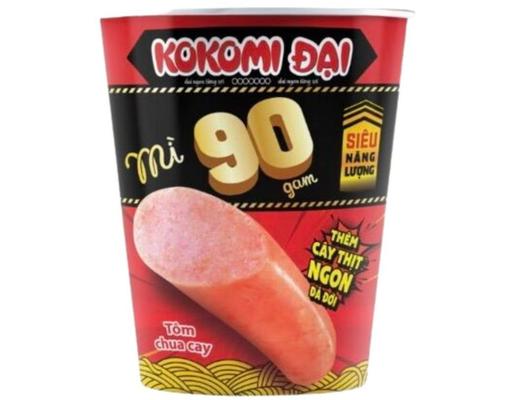 Mì Kokomi Đại Vị Tôm Chua Cay Ly 90G Kokomi