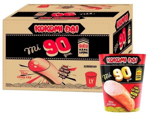 Thùng 24 Ly Mì Đại Có Thịt Tôm Chua Cay 90g - 09455139 Kokomi