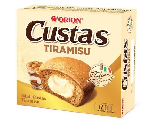 Hộp 12 Bánh Custas Tiramisu 276g Orion