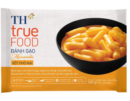 Bánh Gạo Mozzarella Xốt Phô Mai 300g TH True Food