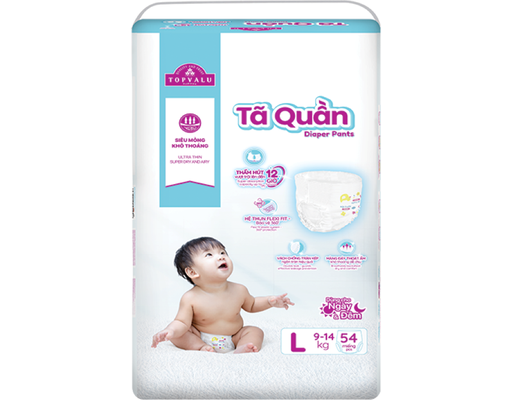 TOPVALU Tã Quần L54 Cho Bé Từ 9-14kg