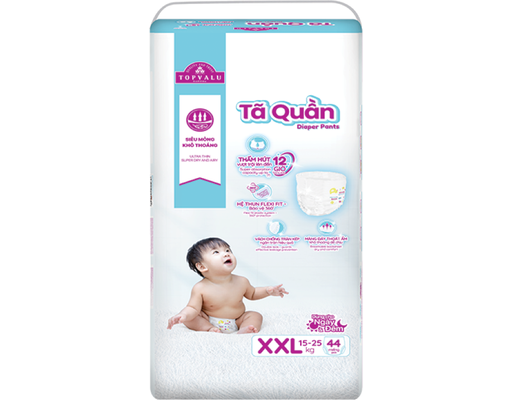 TOPVALU Tã Quần XXL44 Cho Bé Từ 15-25kg