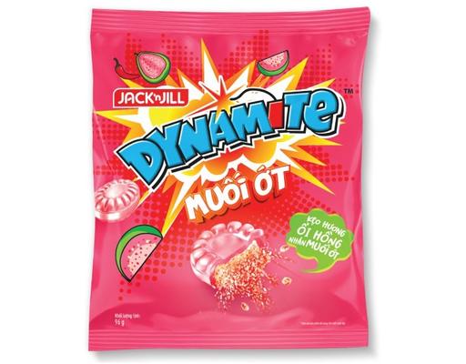 Kẹo Hương Ổi Hồng Nhân Muối Ớt Dynamite 96g Jack'n Jill