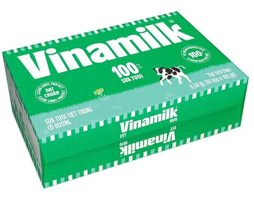 Thùng 48 Hộp Sữa Tươi Tiệt Trùng Vinamilk Có Đường 180ml Vinamilk