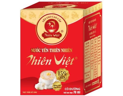 Nước Yến Có Đường 70ml Yến Sào Thiên Việt