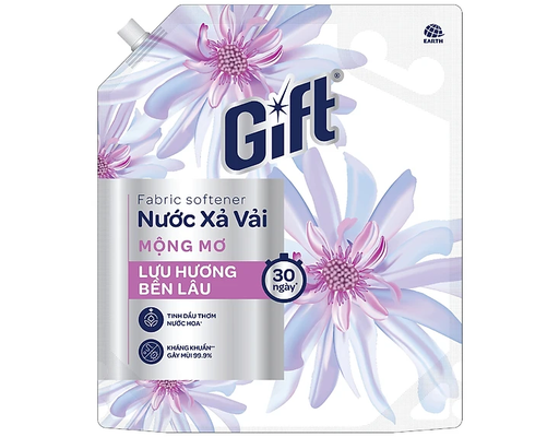 Nước Xả Vải Hương Mộng Mơ 3.2kg Gift
