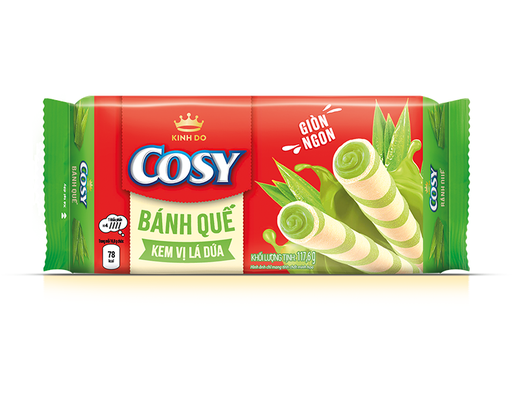 Bánh Cosy Que Vị Lá Dứa 132g Cosy