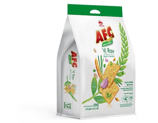Bánh Cracker Dinh Dưỡng Vị Rau Cải 300g AFC