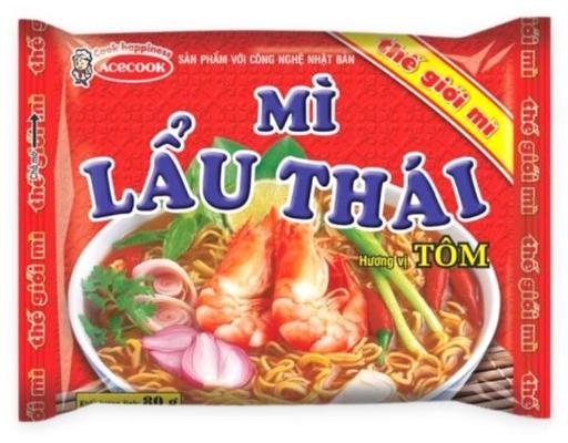 Mì Lẩu Thái Acecook Vị Tôm Gói 80G ACECOOK